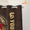Uni Chicken Leather Pattern Custom Name Shower Curtain